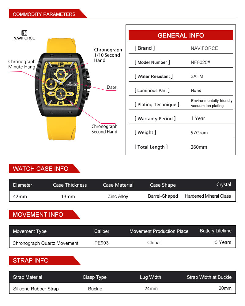 Montre Naviforce Homme
