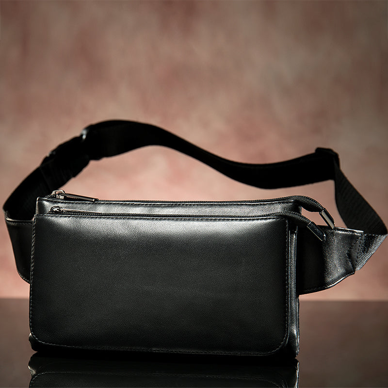 Sacoche Banane en cuir