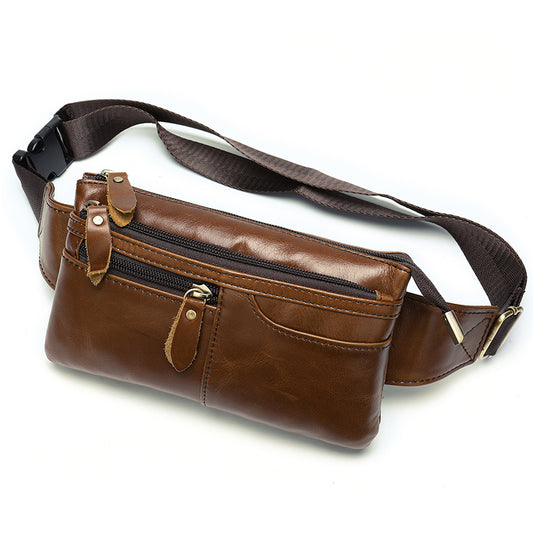 Sacoche en banane en cuir