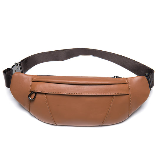 Sacoche banane en cuir