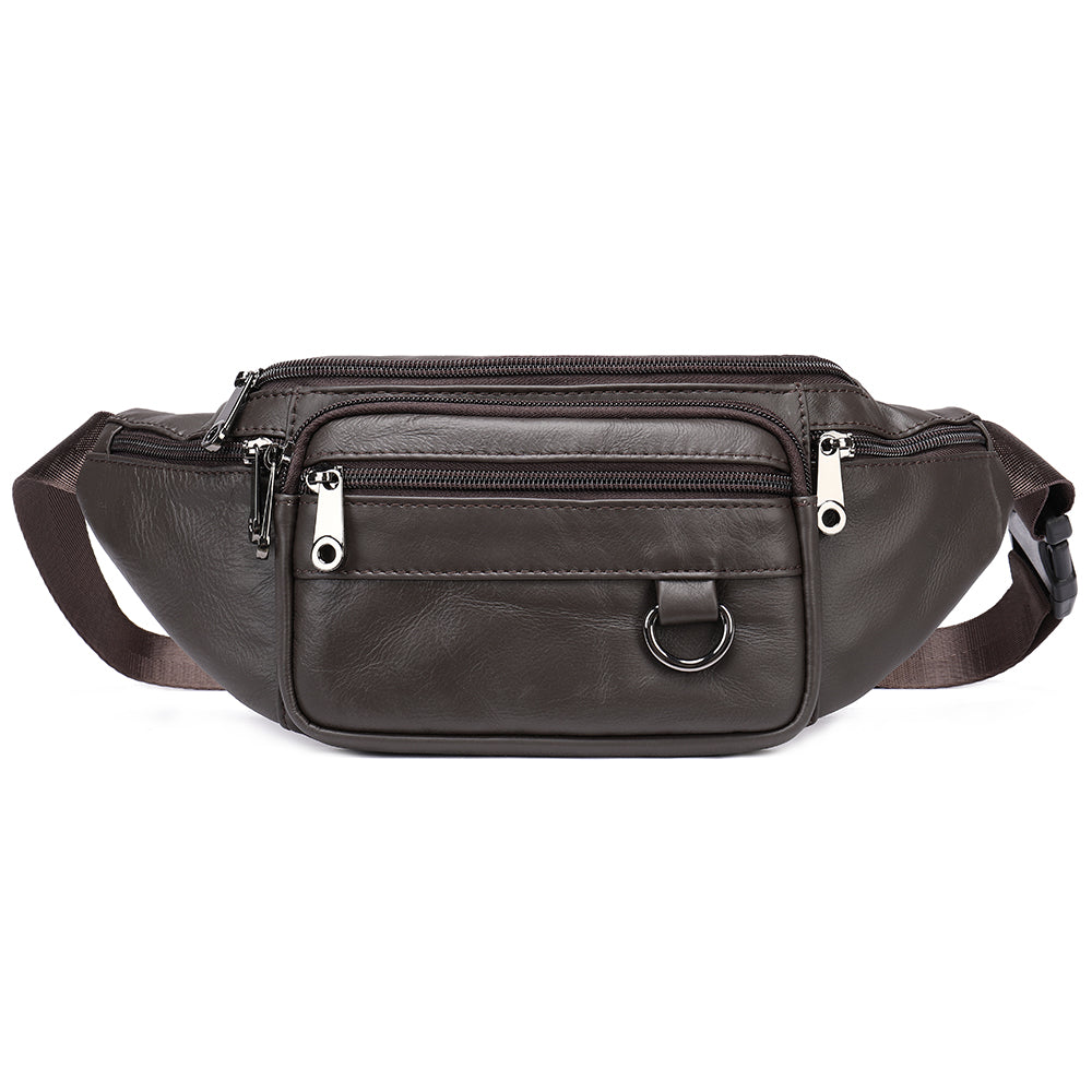 Sacoche banane en cuir