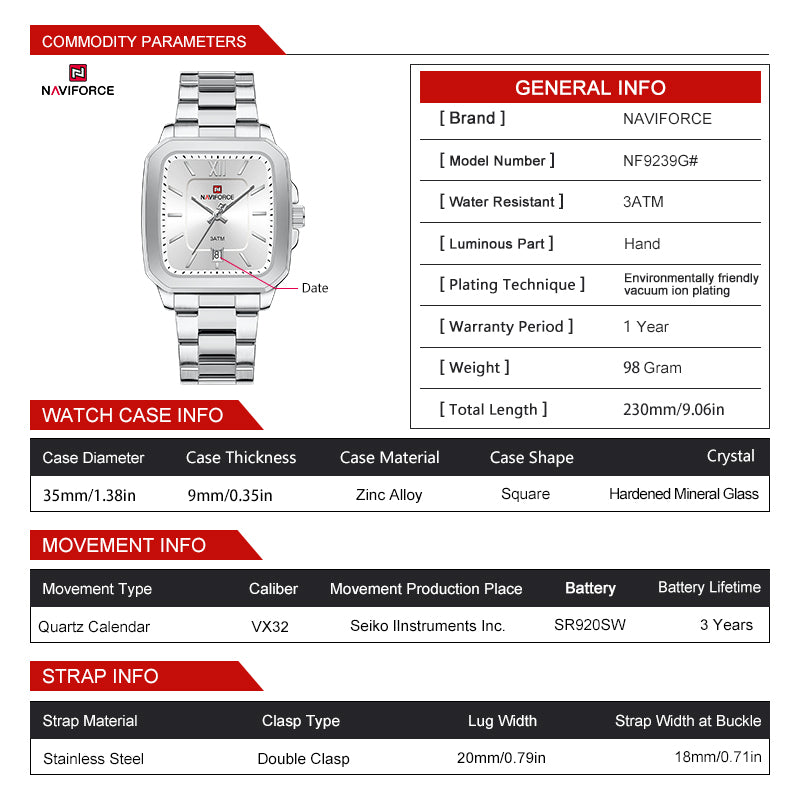 Montre Couple Naviforce