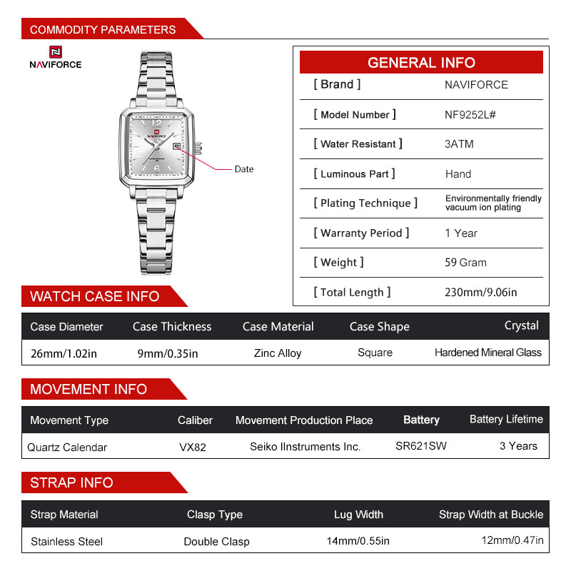 Montre couple Naviforce